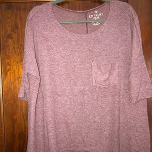 American Eagle half sleeve sweater